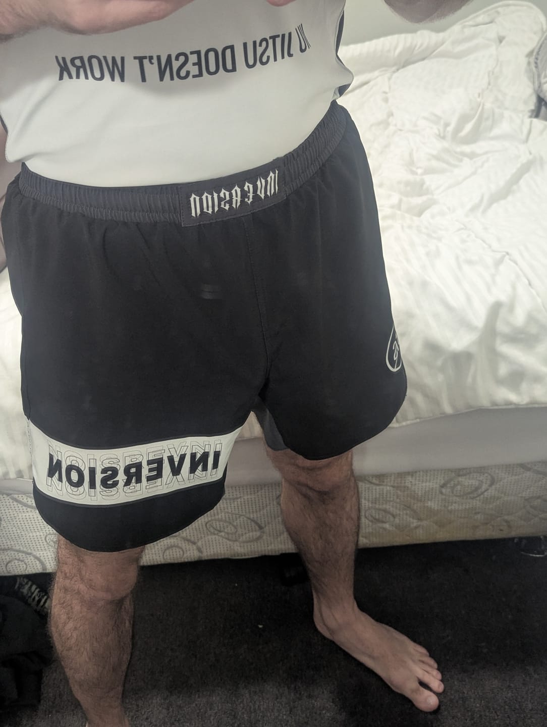 Customer photo review of JJDW V2 BJJ SHORTS - BLACK