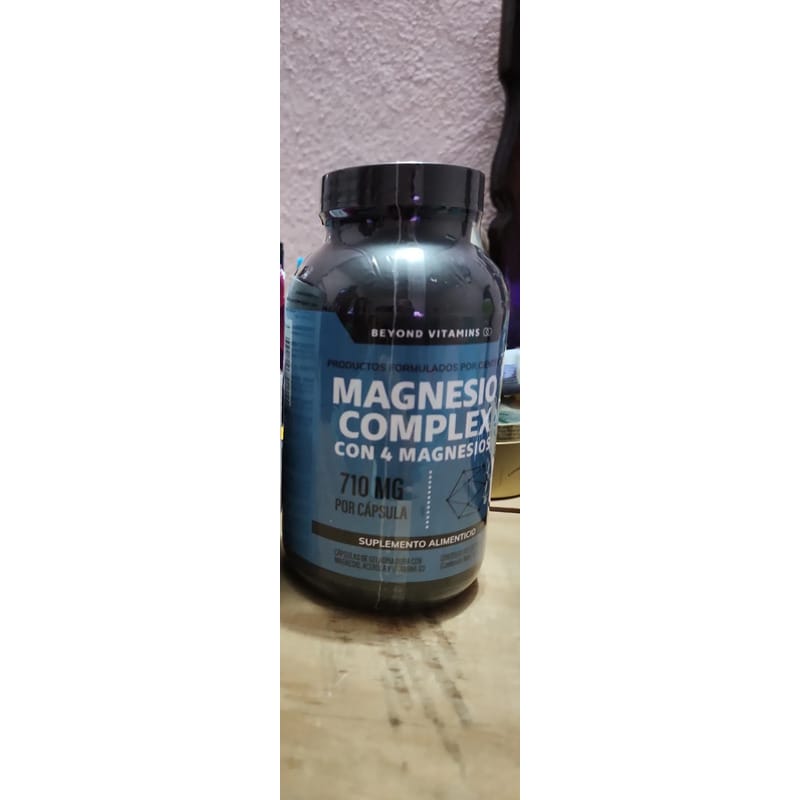 Customer photo review of Magnesio complex con 4 magnesios - 180 cápsulas