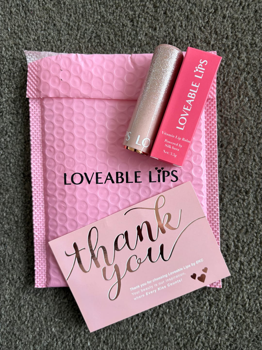 Customer photo review of Bare Essence Lip Balm