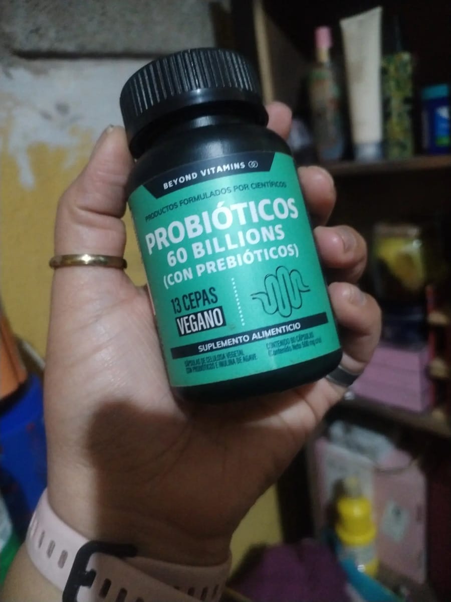 Customer photo review of Probióticos 60 billions (Con prebióticos) - 60 cápsulas