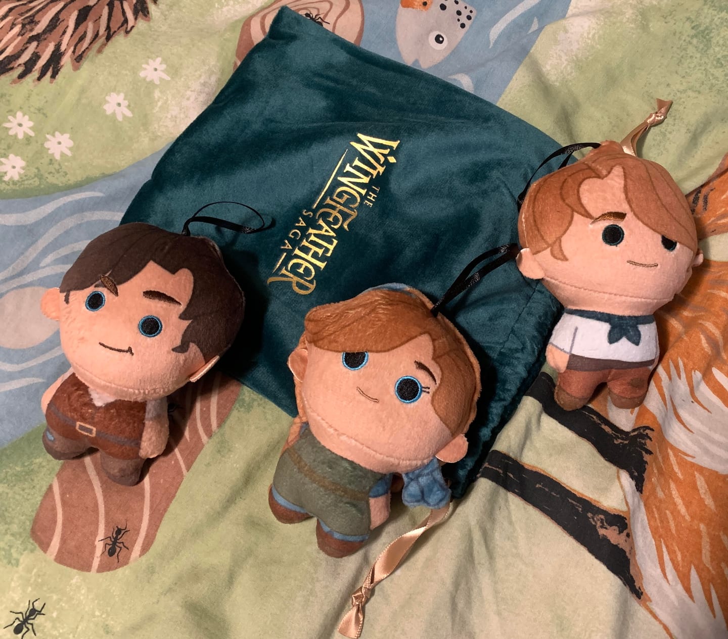 Customer photo review of Wingfeather Plushie Ornaments Pack of 3