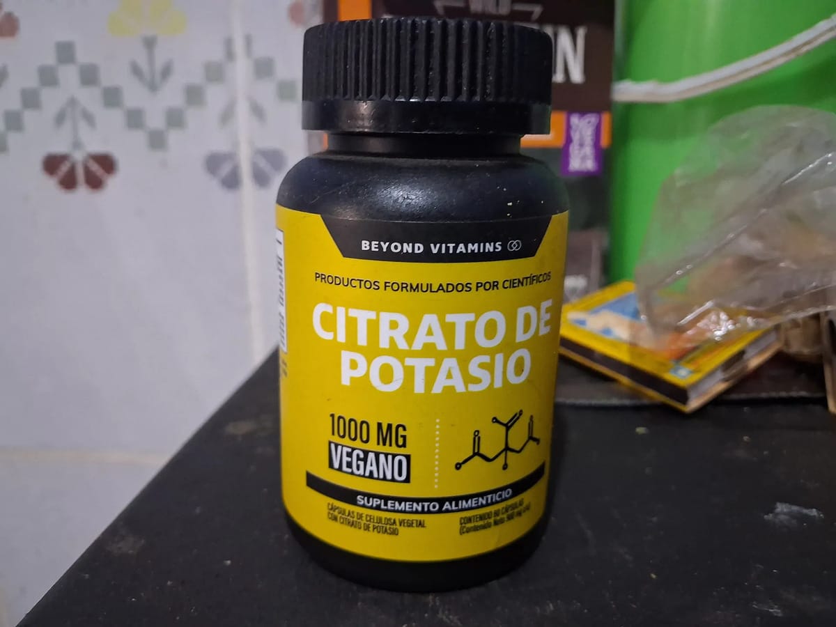 Customer photo review of Citrato de potasio 60 Caps