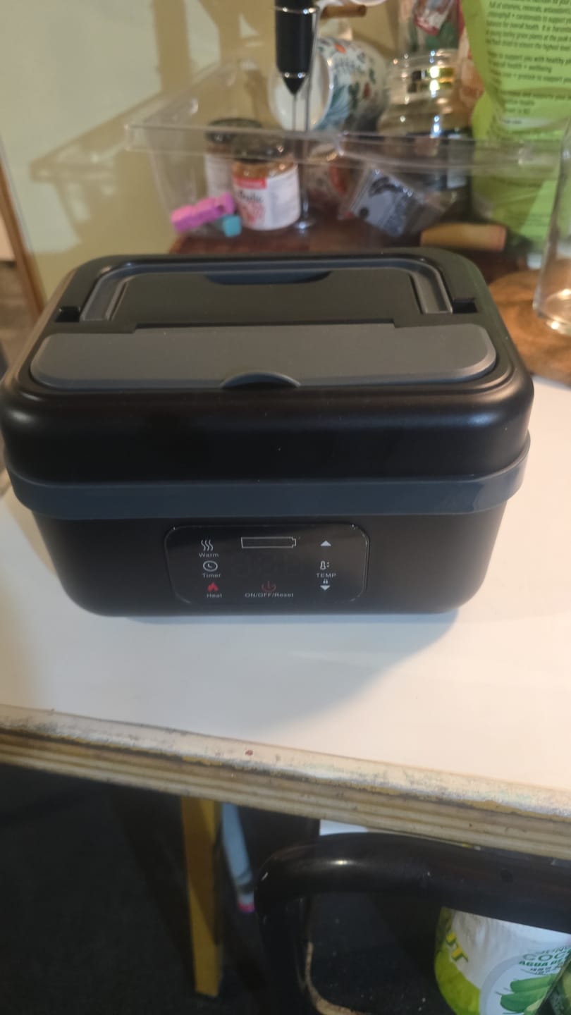 Customer photo review of Explorer Heating Lunchbox™ - Portable And Convenient