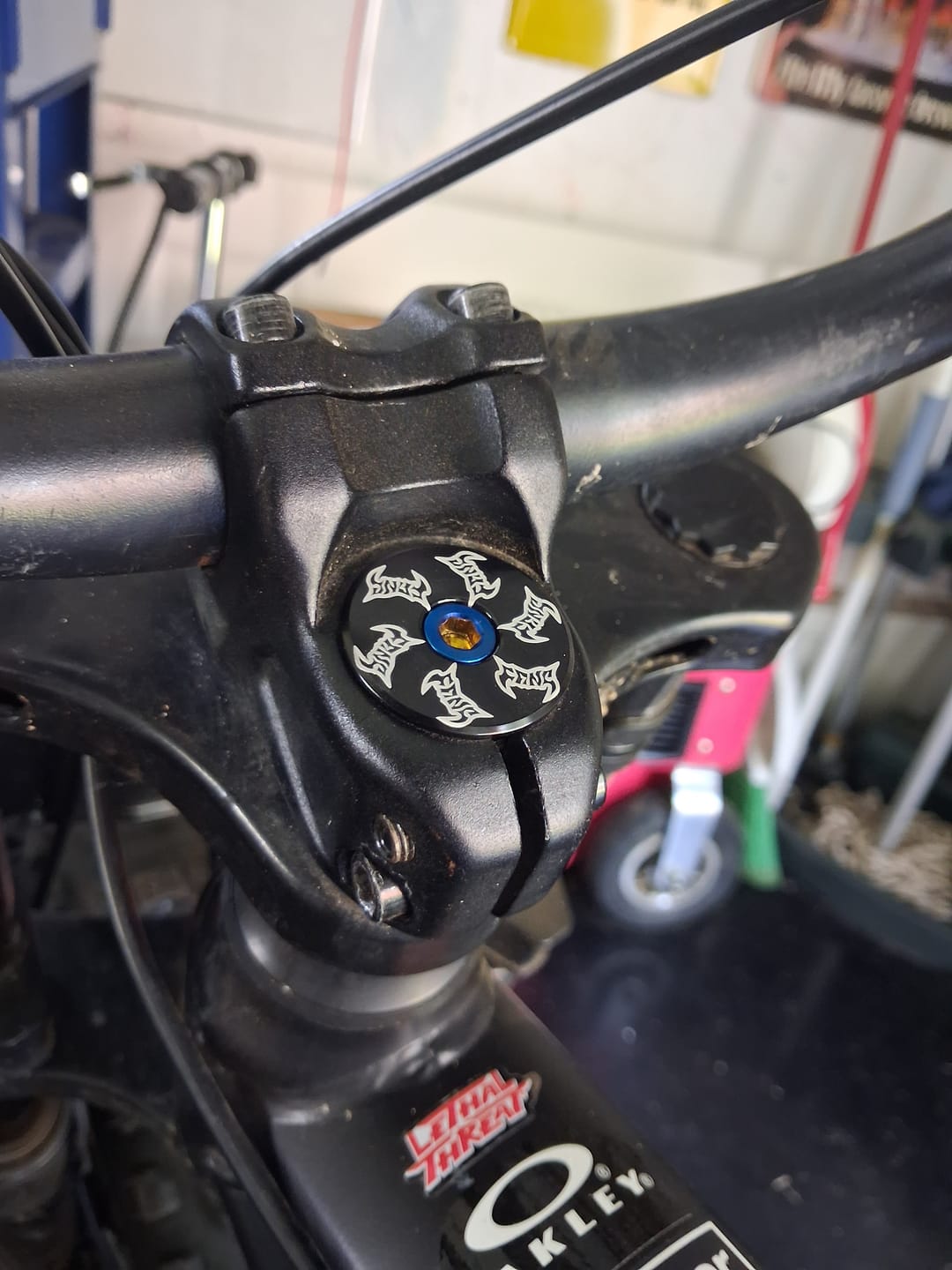 Customer photo review of Fangmoto Stem Cap Kit