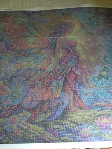 Customer photo review of Moonlit Woodland Fairy (Diamond Painting)