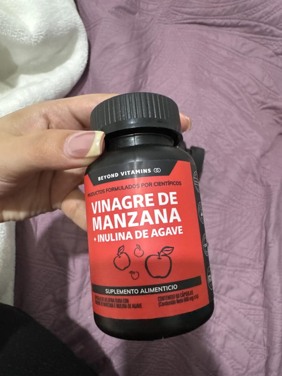 Customer photo review of Vinagre de Manzana + Inulina de Agave 150 caps
