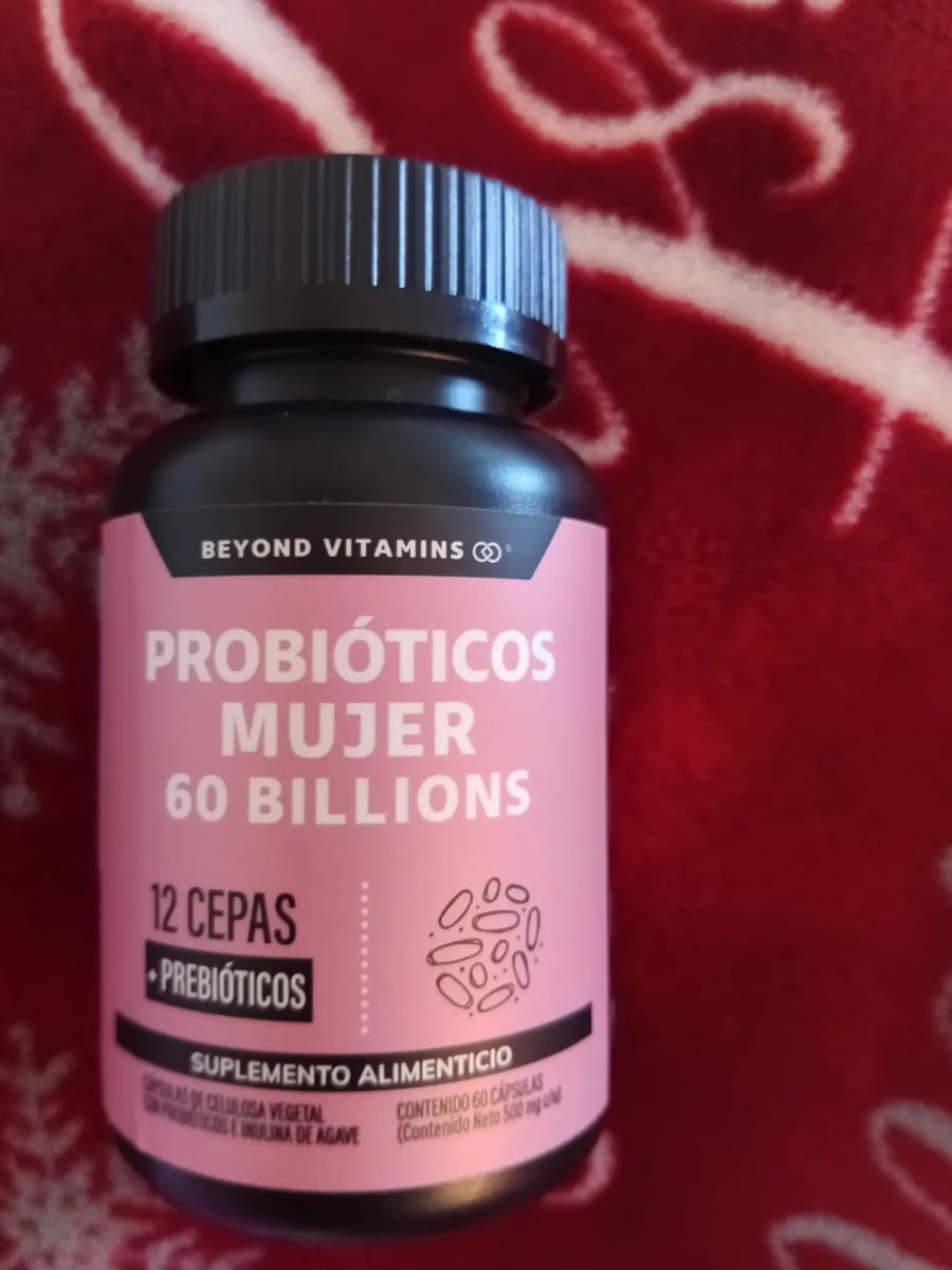 Customer photo review of Probioticos mujer 60 billions - 60 cápsulas