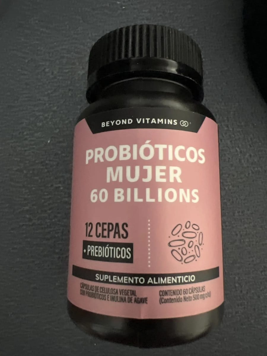 Customer photo review of Probioticos mujer 60 billions - 60 cápsulas