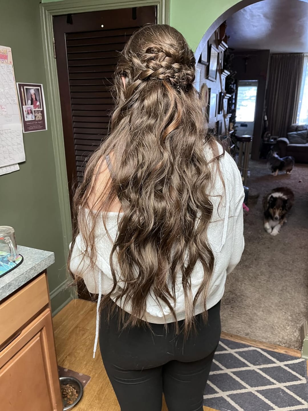Customer photo review of Virgin Injection Tape in Hair Extensions Medium Brown #4