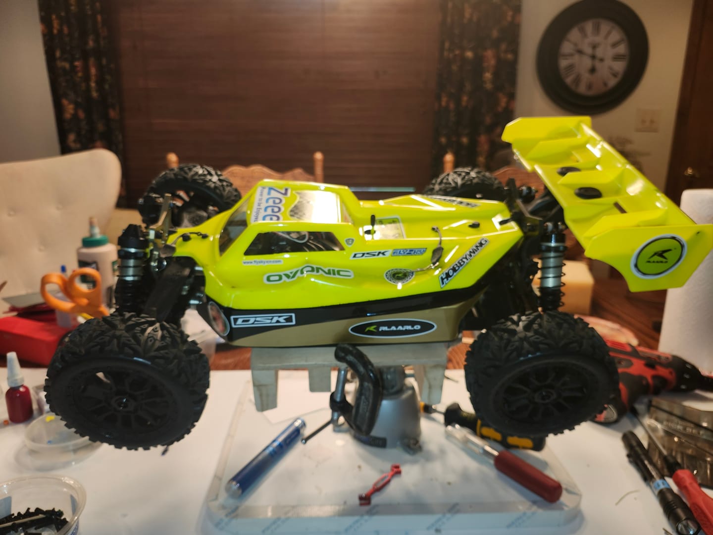 Customer photo review of Large Tread Assembled Wheel Set for DSK Buggy