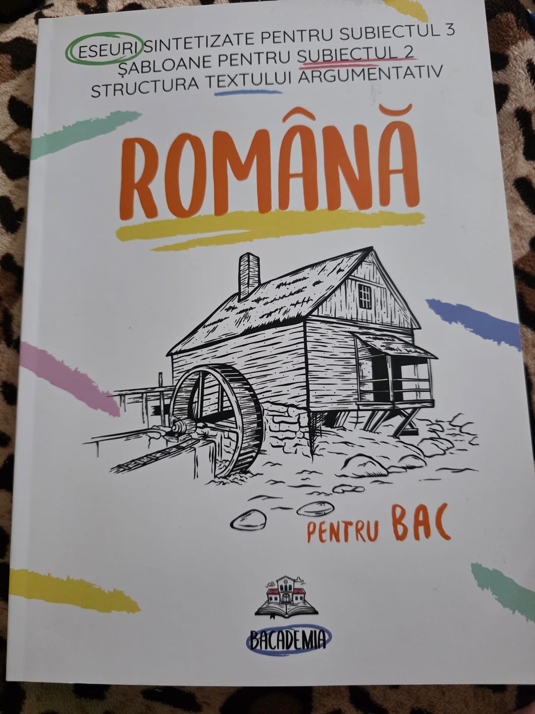 Customer photo review of Carte Română Bacalaureat Bacademia (temă și viziune, caracterizare, relație) - Ediția II