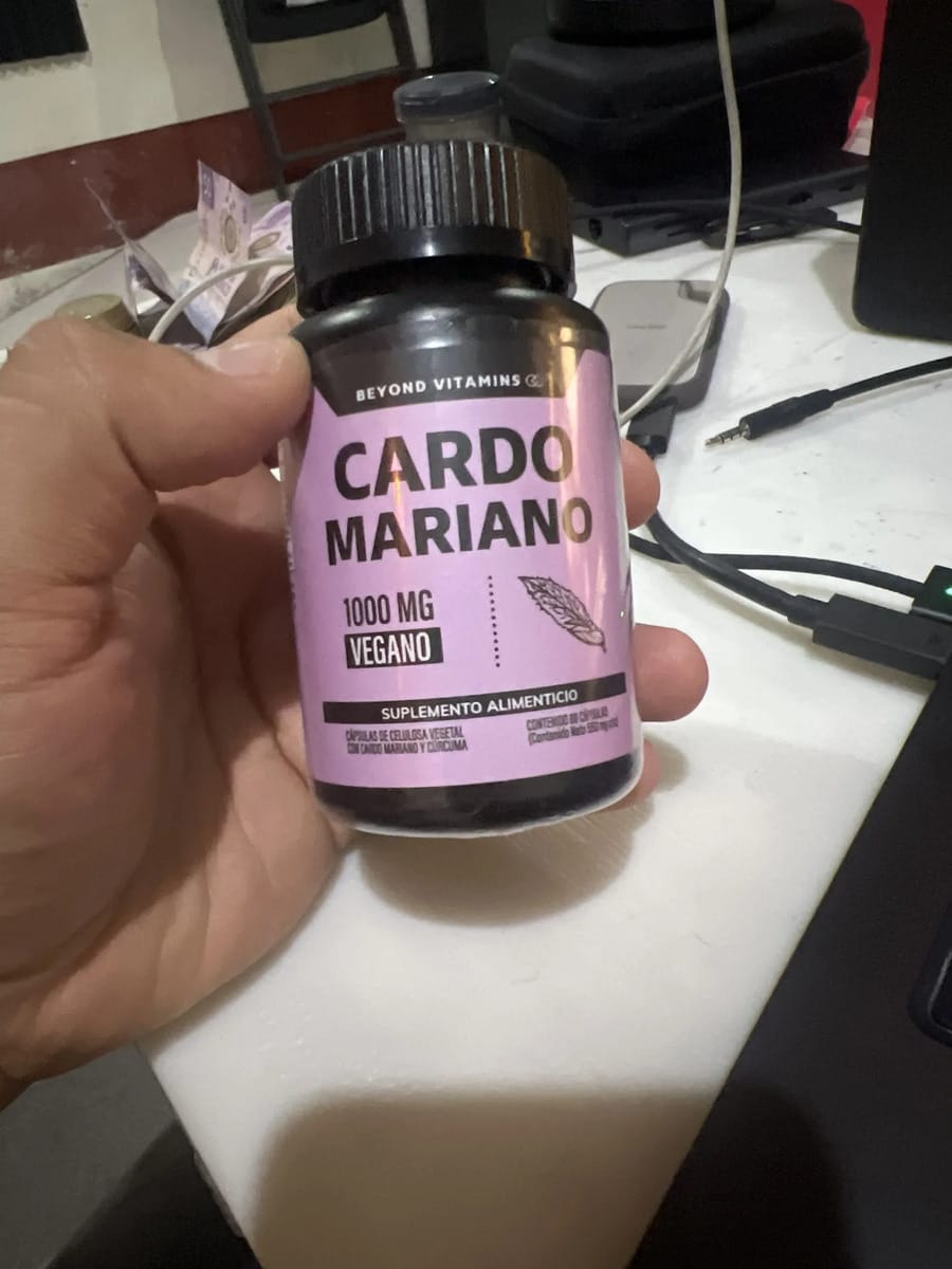 Customer photo review of Cardo Mariano - 60 cápsulas