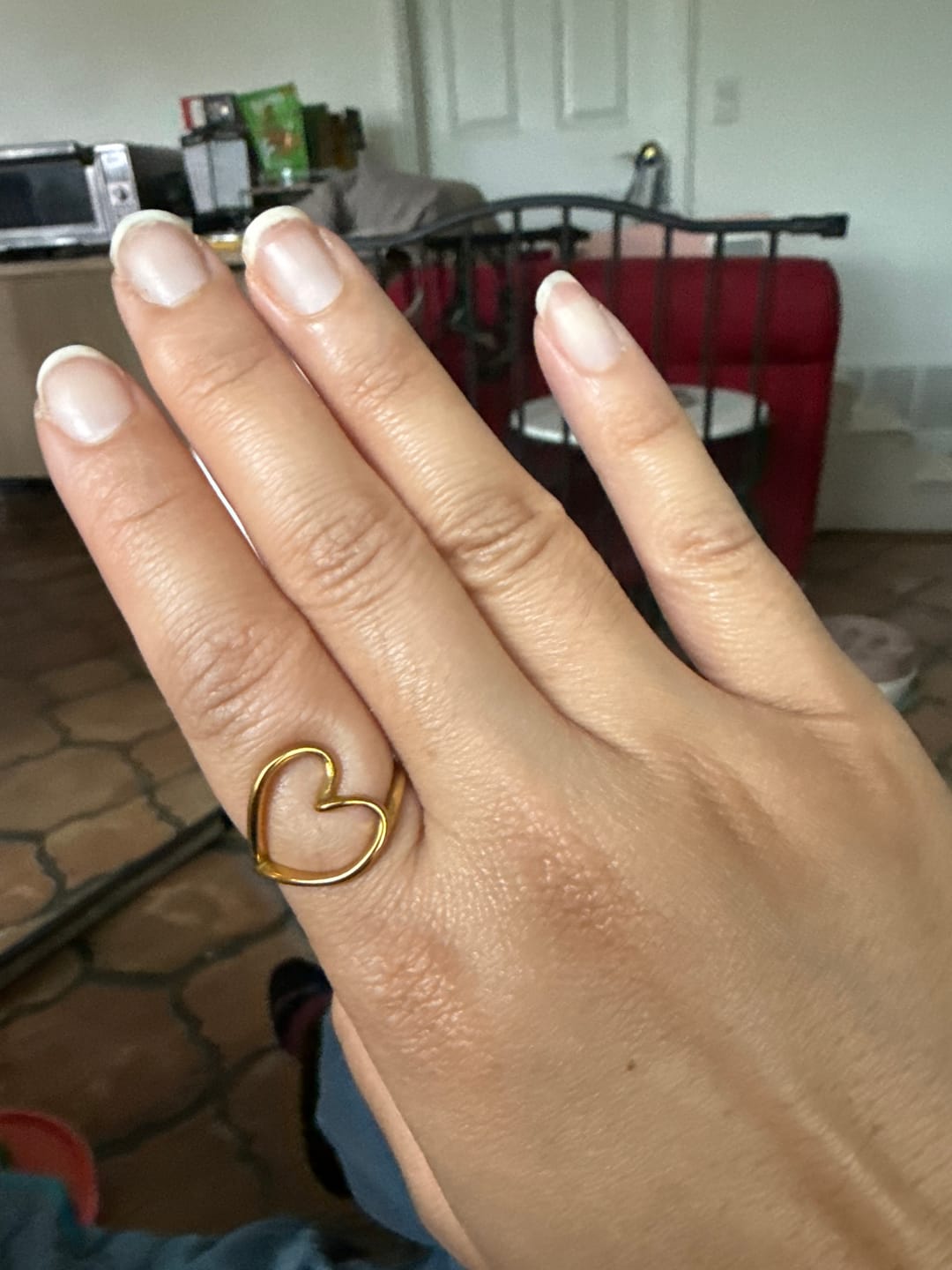 Customer photo review of Gold Leaf Ring