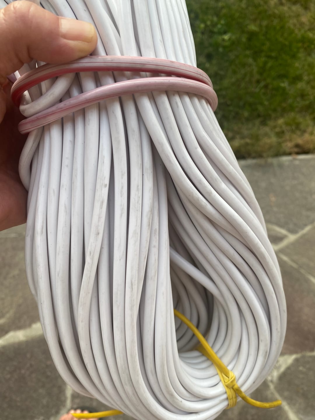 Customer photo review of Tubetto in PVC per Sedie Ø 3x6 mm – Atossico, UV Resist. – Matassa da 2,5 kg, Colori Vari