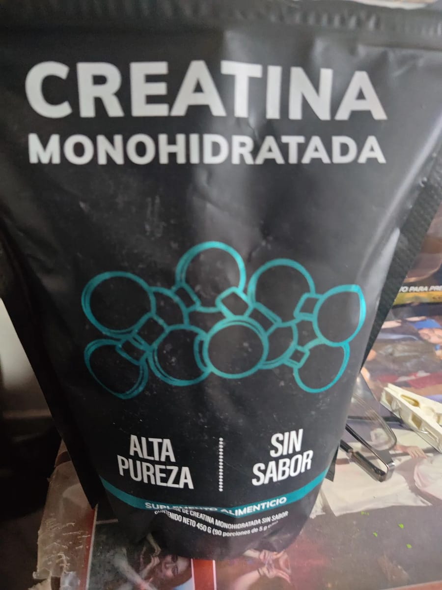 Customer photo review of Creatina monohidratada en polvo - 450 g