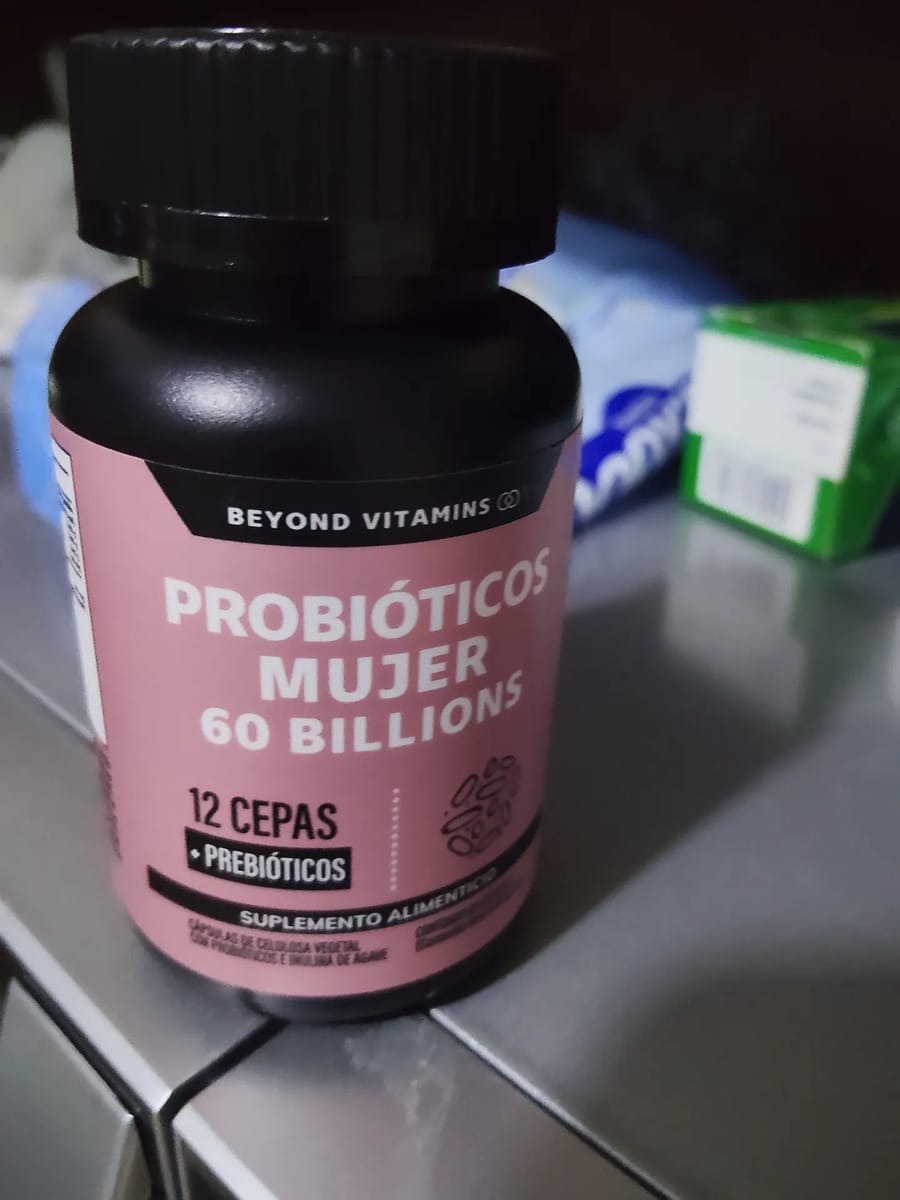 Customer photo review of Probioticos mujer 60 billions - 60 cápsulas