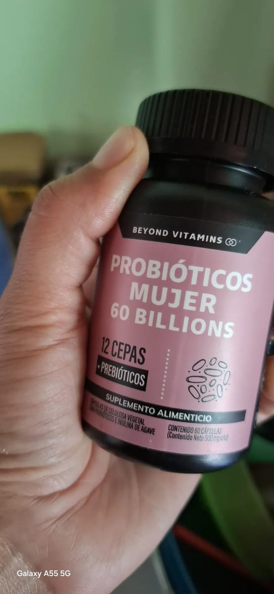 Customer photo review of Probioticos mujer 60 billions - 60 cápsulas