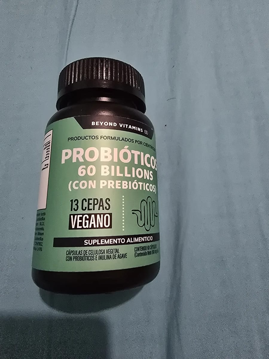 Customer photo review of Probióticos 60 billions (Con prebióticos) - 60 cápsulas
