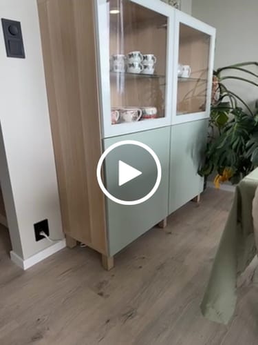 Kundeanmeldelse med video av Uni matt sage green kontaktplast