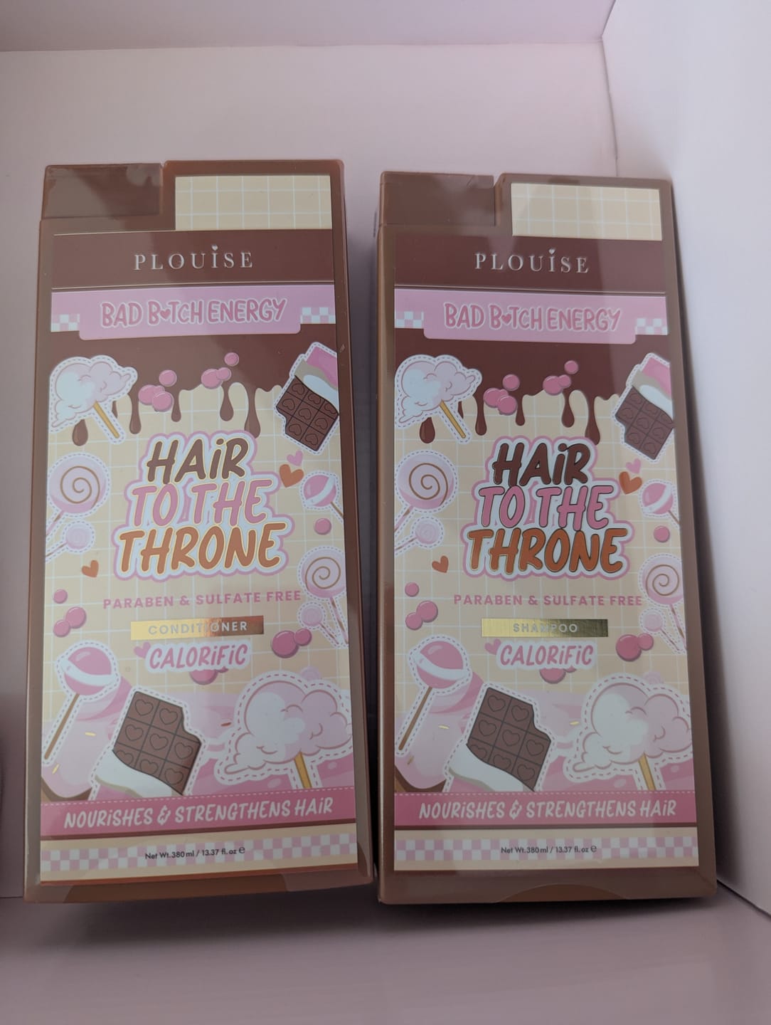 Customer photo review of Hair To The Throne Shampoo & Conditioner Bundle