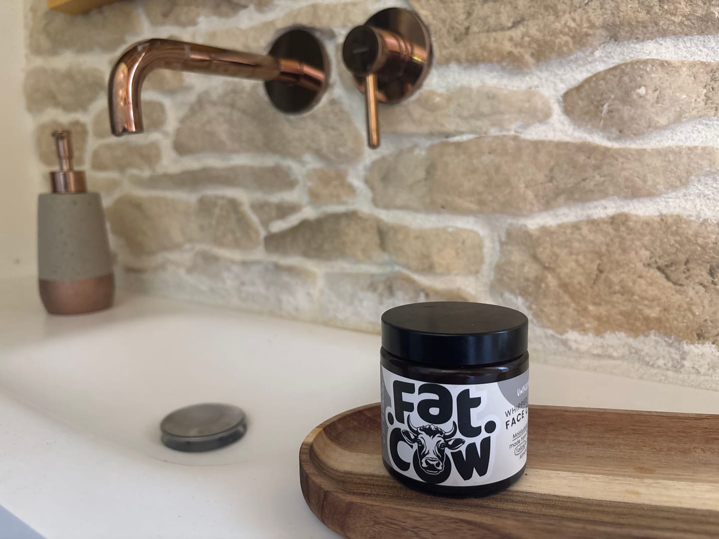 Customer photo review of Whipped Grass-Fed Tallow Face Cream | With Sweet Almond Oil