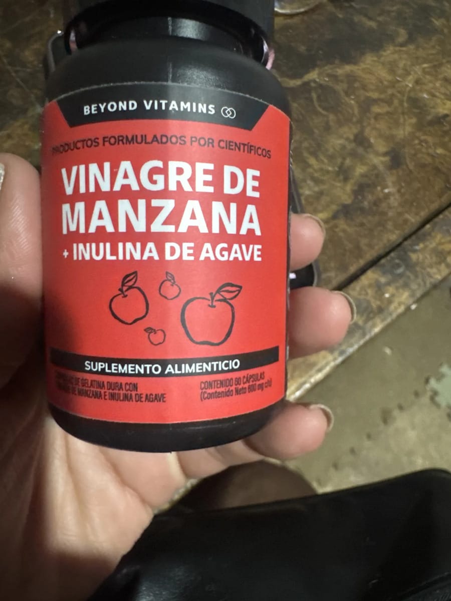 Customer photo review of Vinagre de Manzana + Inulina de Agave 150 caps