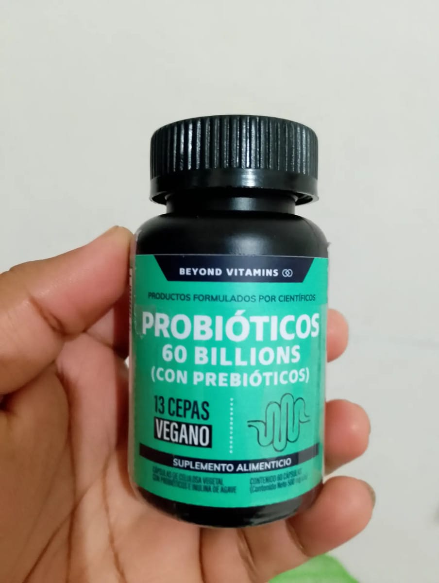 Customer photo review of Probióticos 60 billions (Con prebióticos) - 60 cápsulas