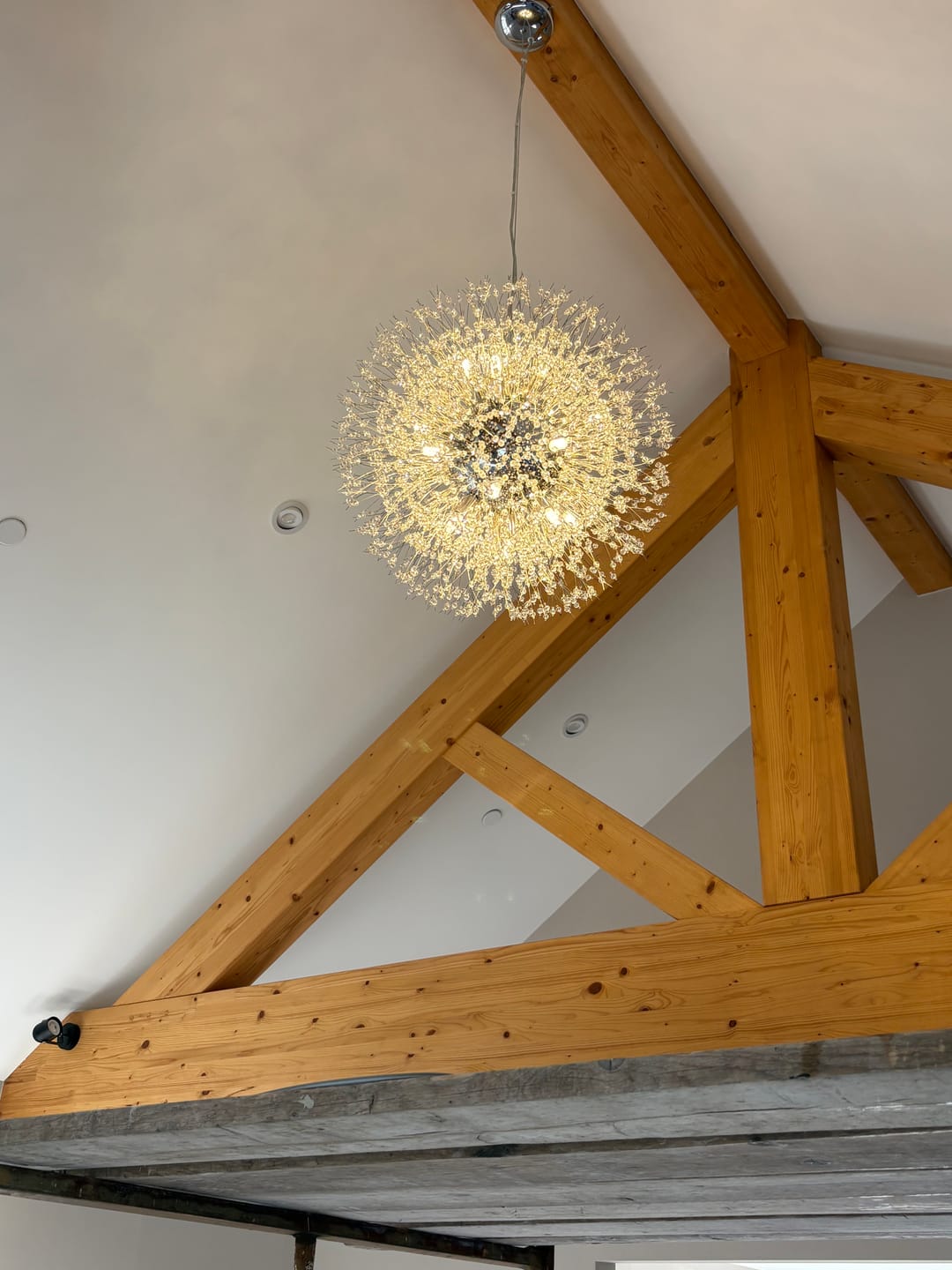 Customer photo review of Modern Crystal Sputnik Chandelier