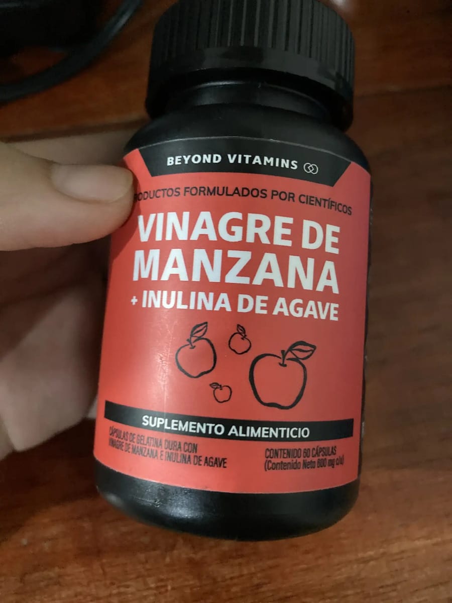 Customer photo review of Vinagre de Manzana + Inulina de Agave 150 caps
