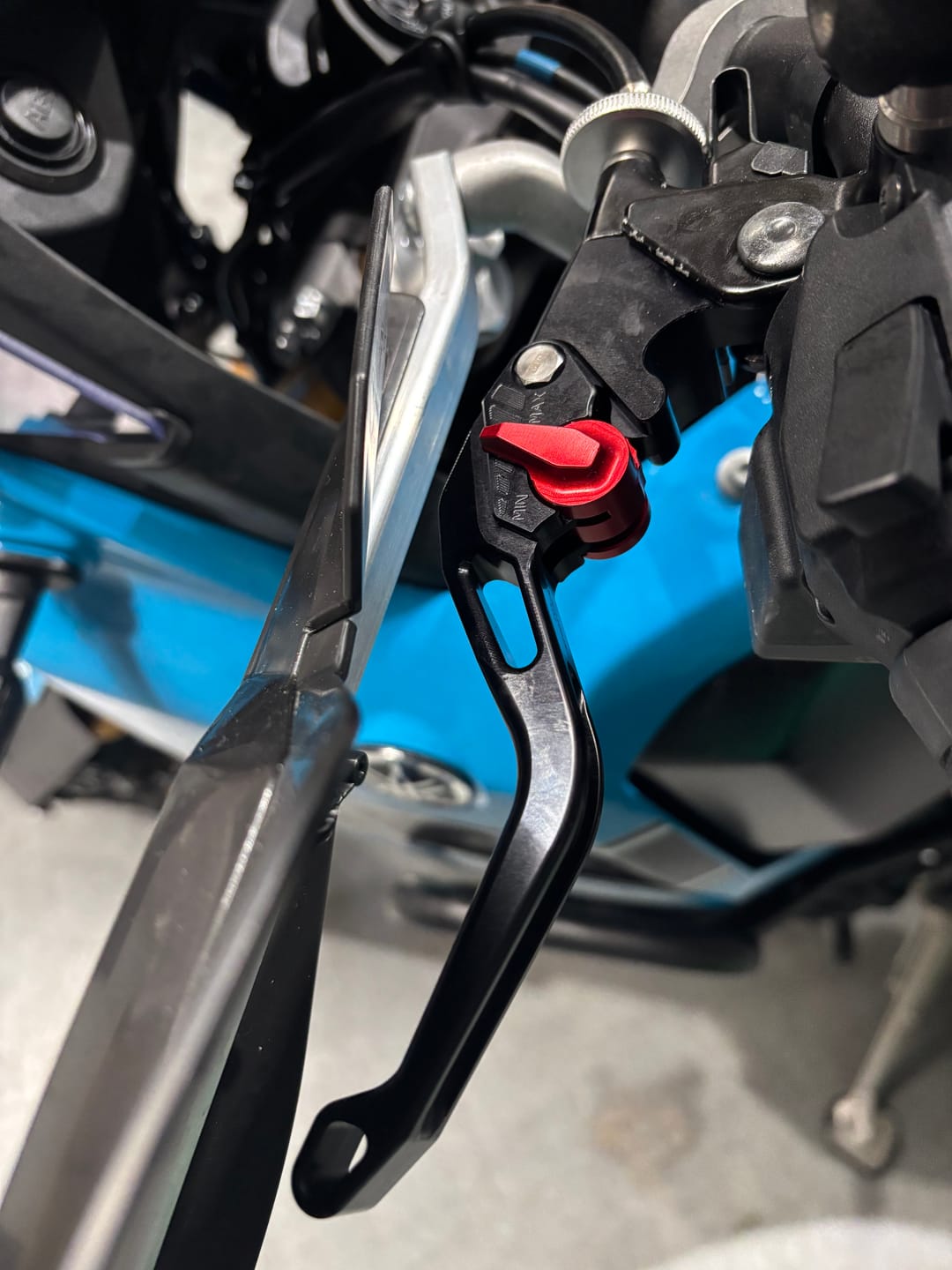 Customer photo review of EVOS Short Levers for Yamaha MT07 / MT09 / XSR700 & More