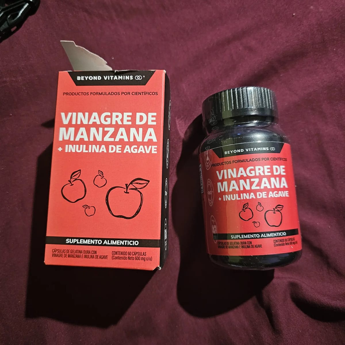 Customer photo review of Vinagre de Manzana + Inulina de Agave 150 caps