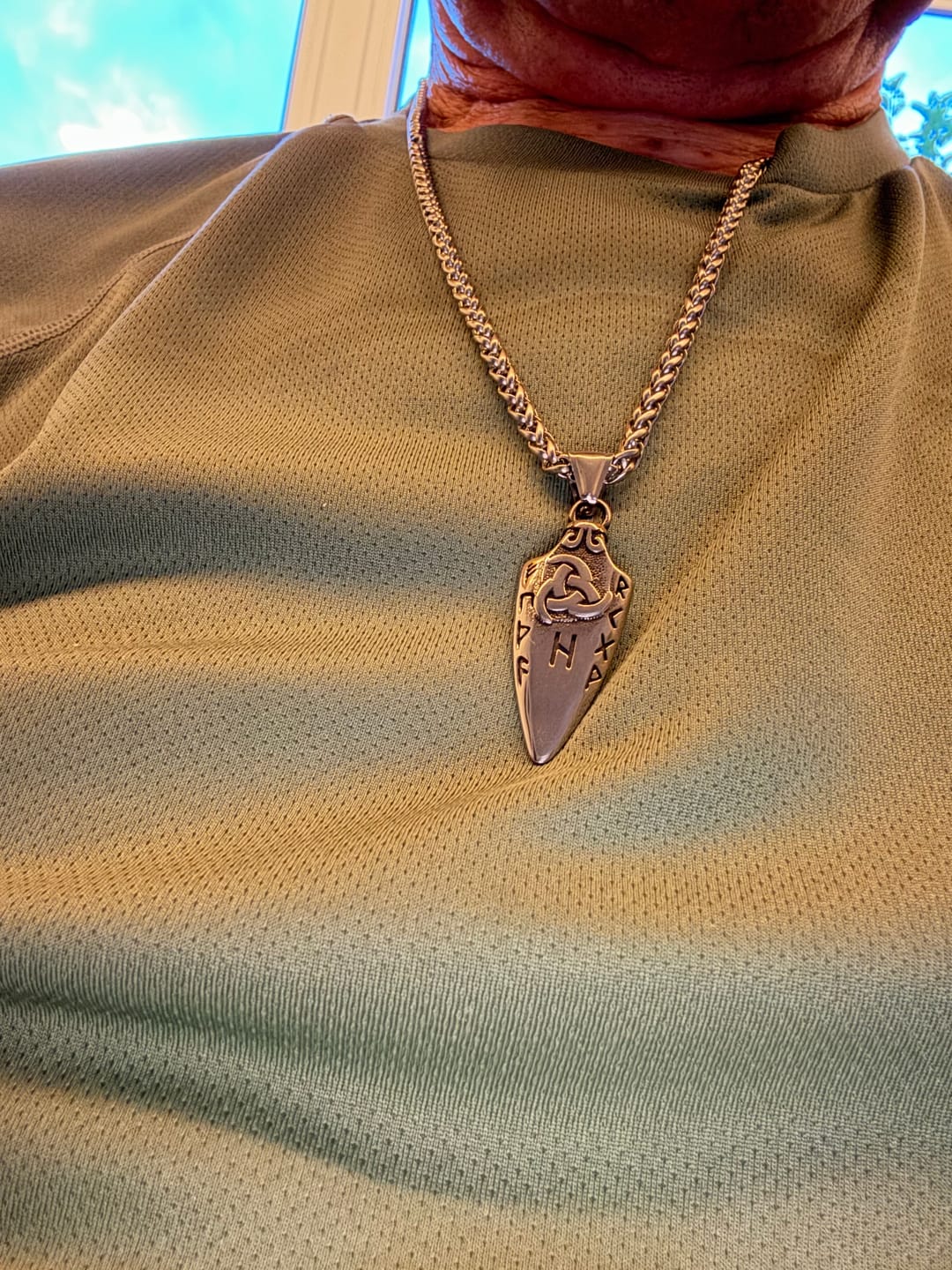 Customer photo review of Gungnir Necklace