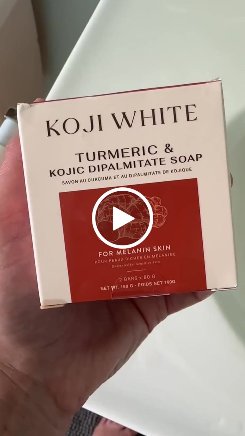 Customer video review of Turmeric & Kojic Acid Soap