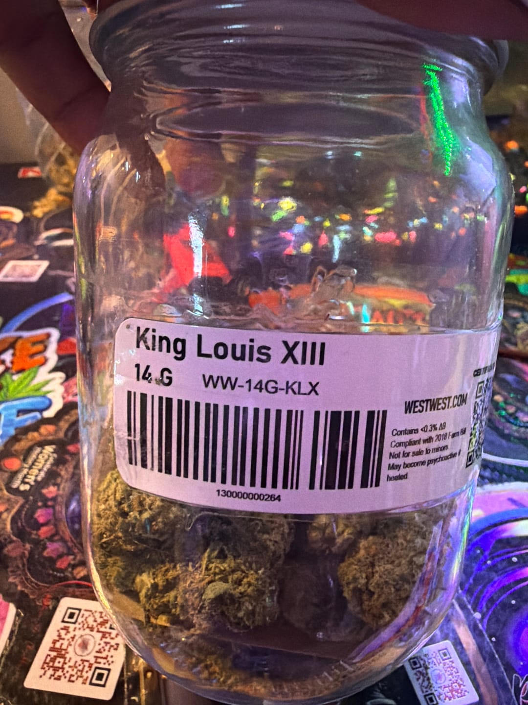 Customer photo review of West West Brand - King Louis XIII - 14 Grams - Indica
