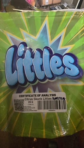 LITTLES BRAND - Citrus Skunk Littles - 28 Grams - Sativa photo review