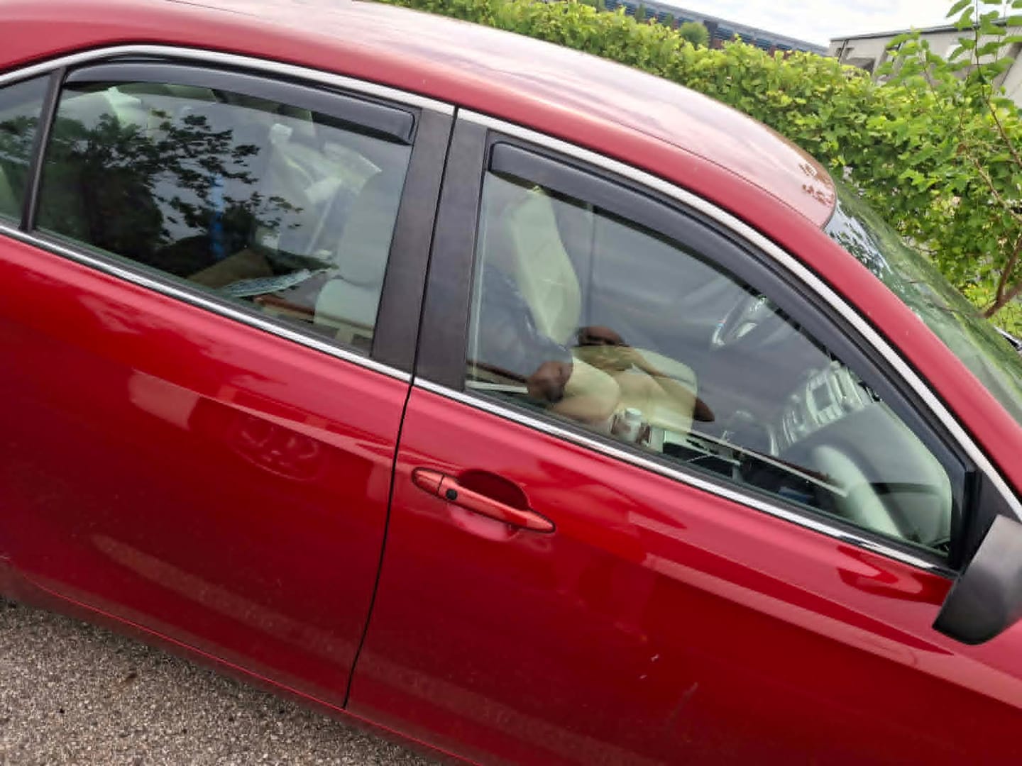 Customer photo review of 2007-11 Toyota Camry Window Visors Wind Deflectors Rain Guards