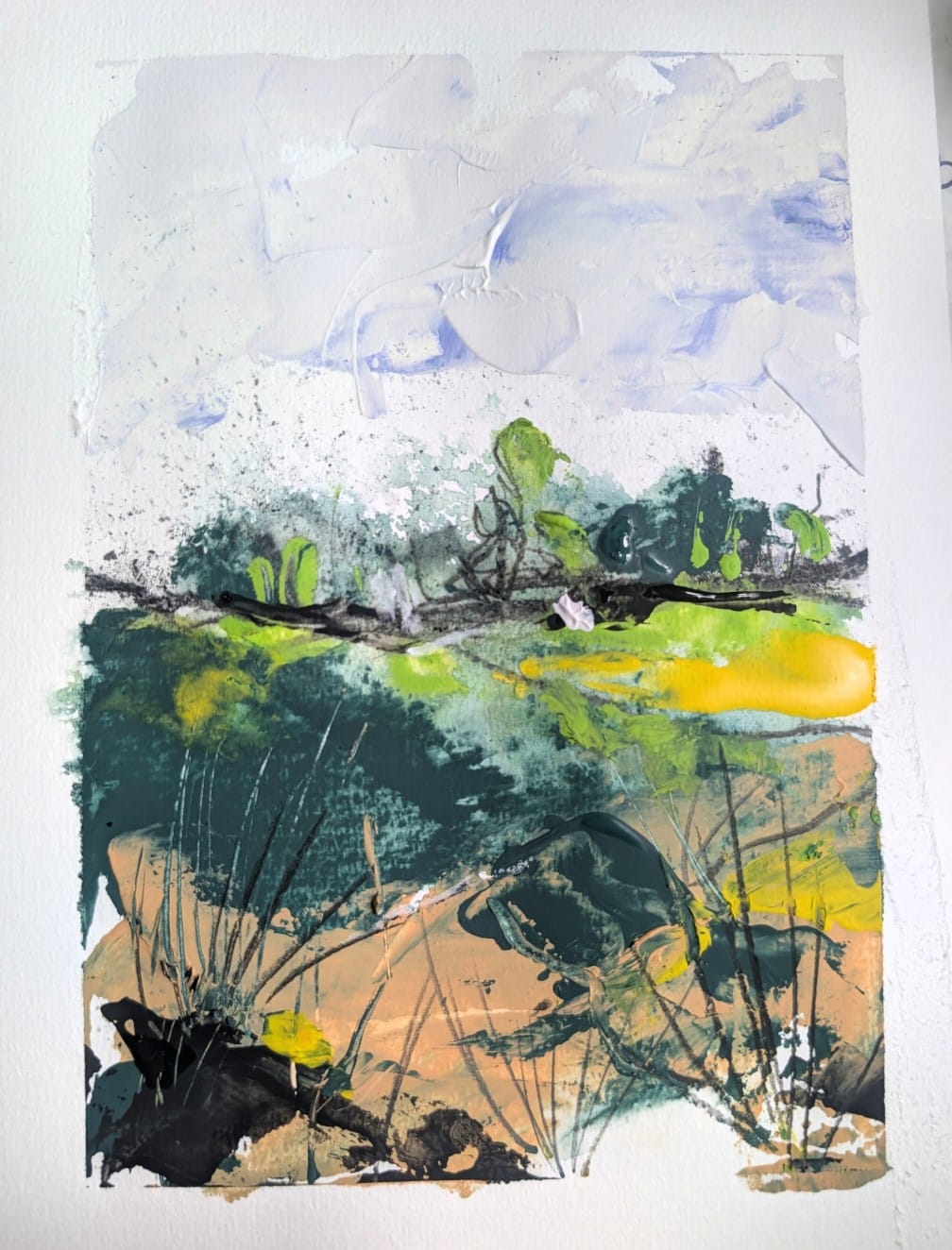Customer photo review of Acrylfarbe - Sandstein