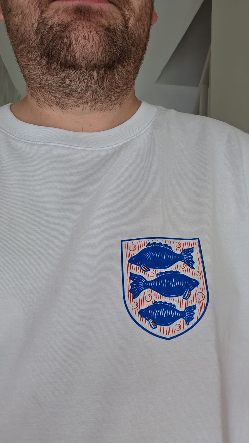 Customer photo review of England World Carp T-Shirt