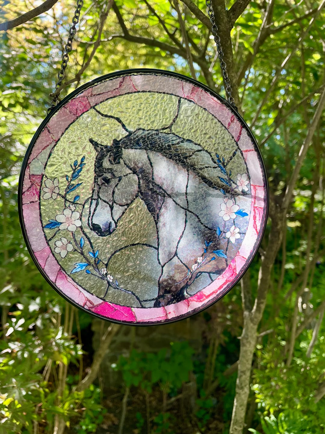 Customer photo review of Belle's Spirit-Suncatcher Keepsake