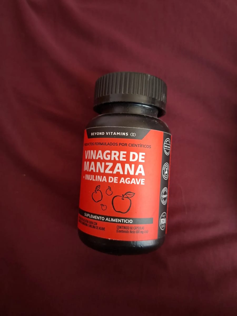 Customer photo review of Vinagre de Manzana + Inulina de Agave 150 caps
