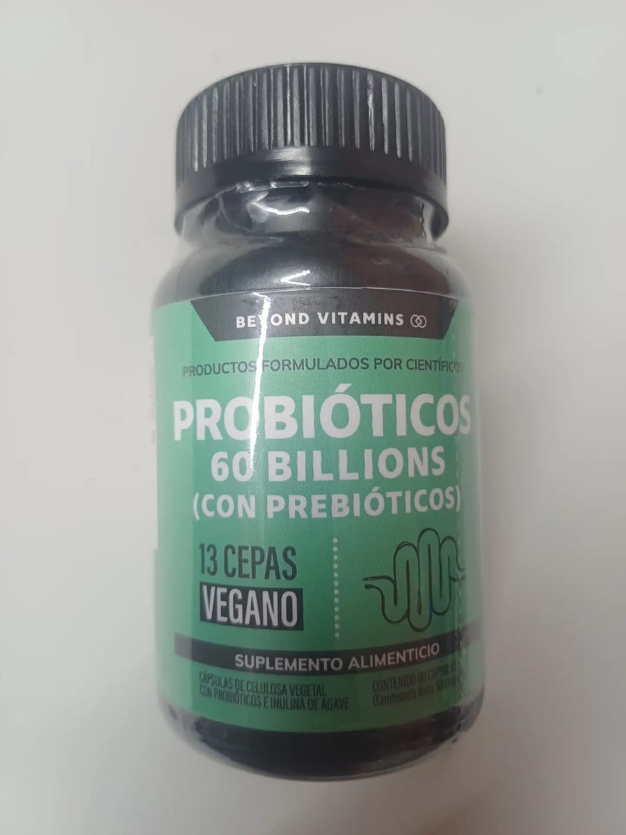 Customer photo review of Probióticos 60 billions (Con prebióticos) - 60 cápsulas