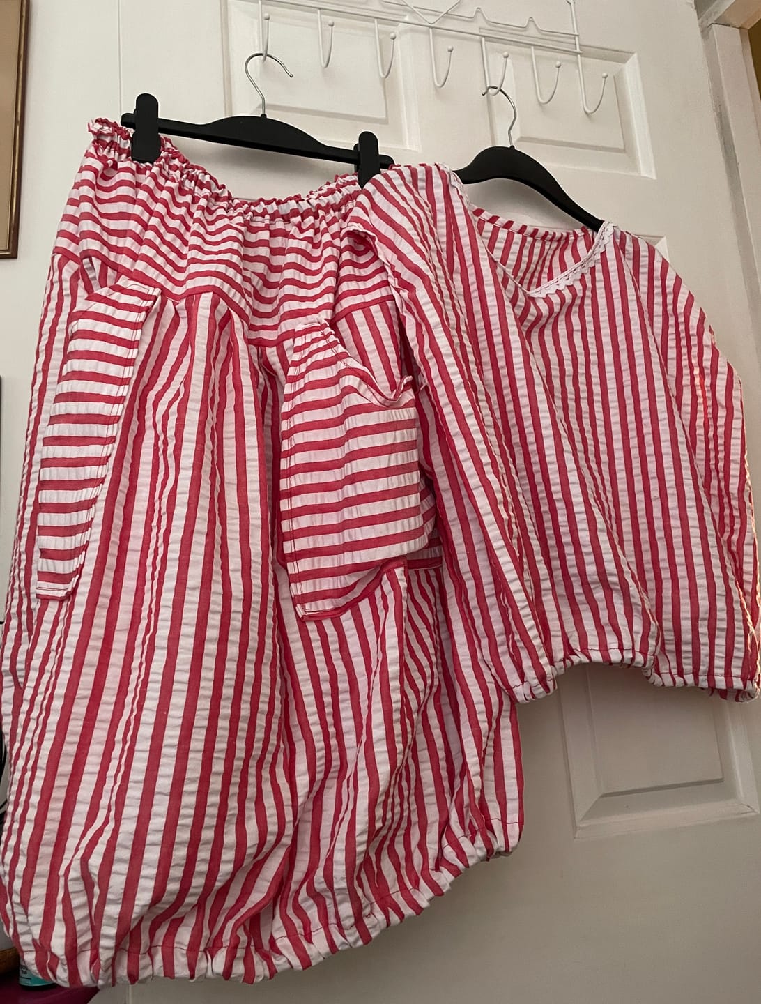 Customer photo review of Wide Stripes Seersucker Fabric