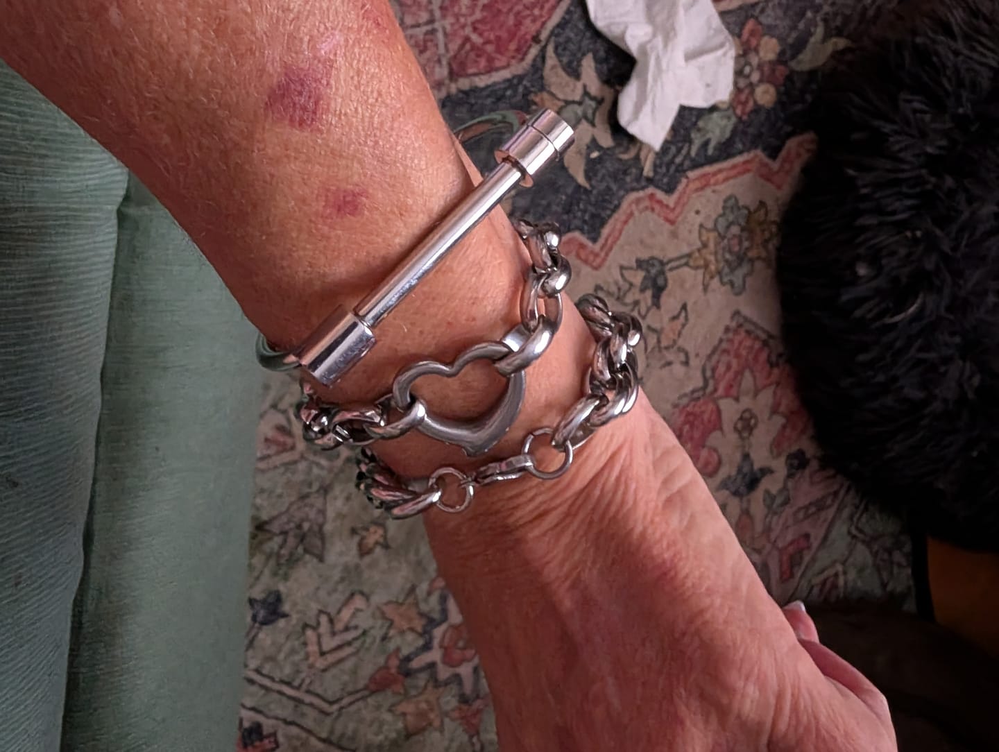 Customer photo review of Audra Bracelet Stack