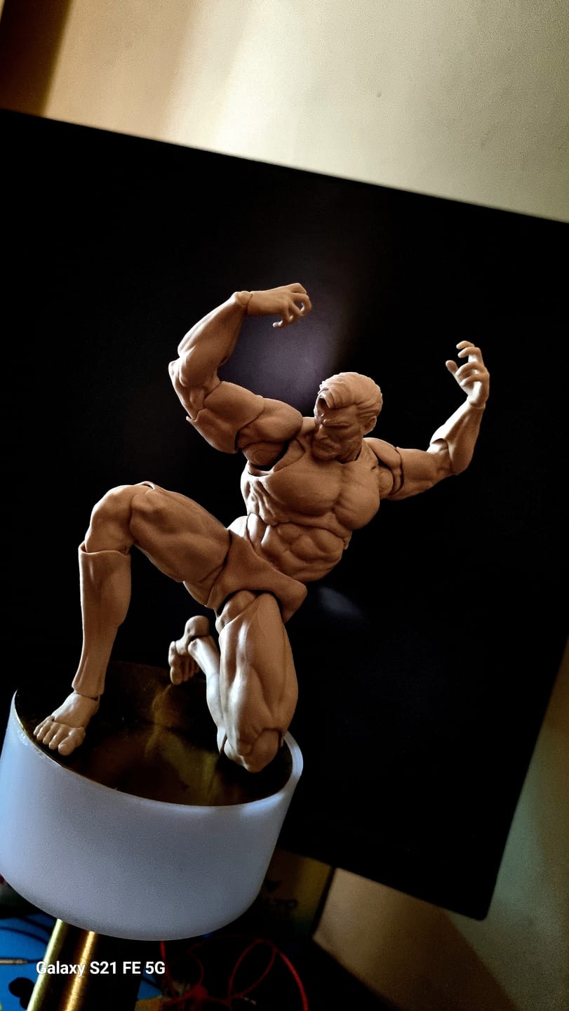 Customer photo review of Male Body β 1/12 Action Figure