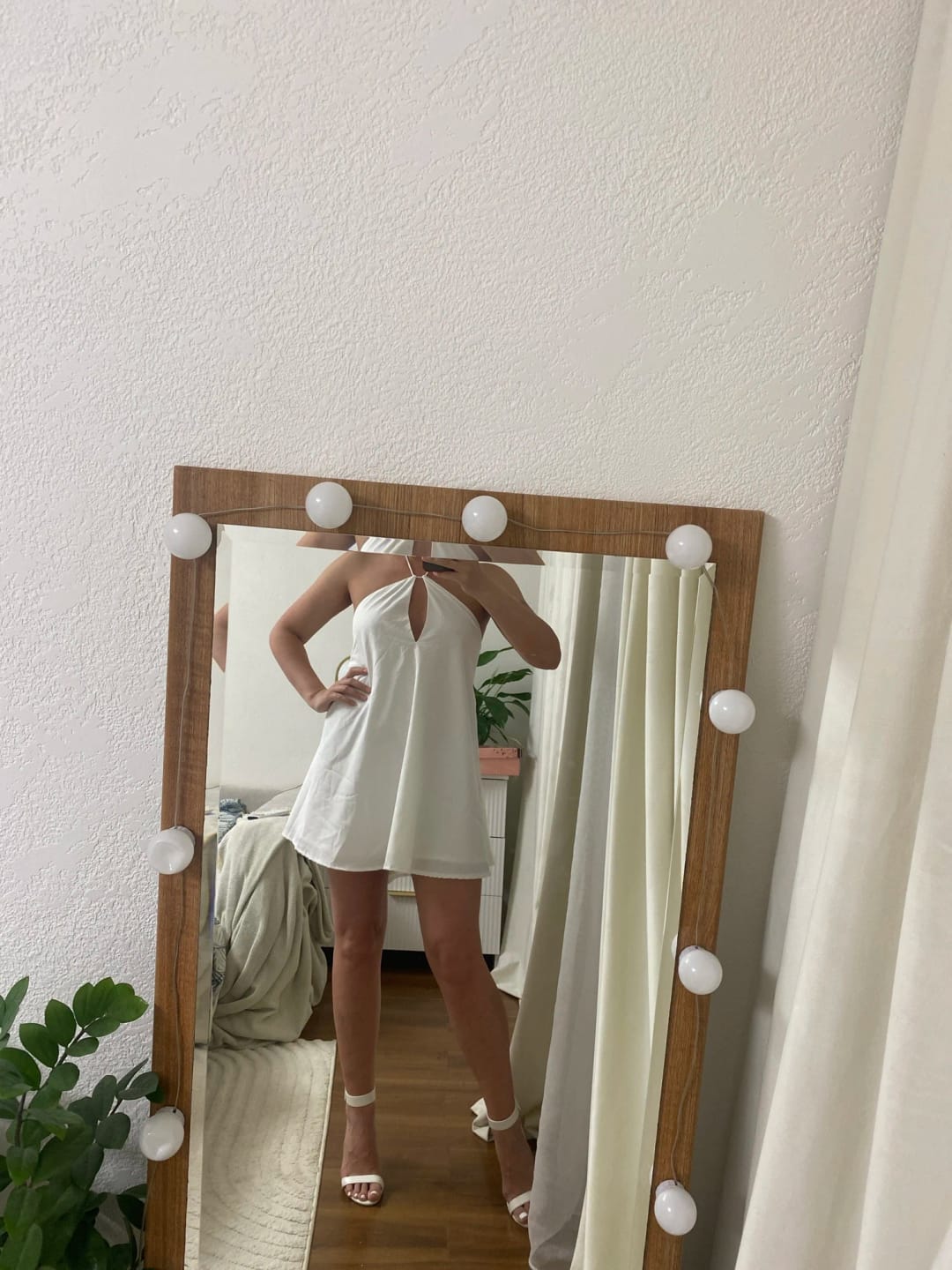 Customer photo review of Sophie Halter Mini Dress