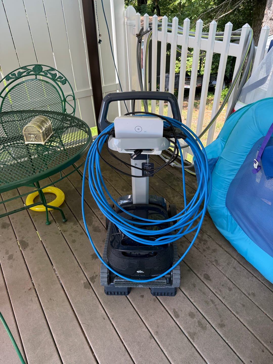 Customer photo review of Dolphin Premium 3000 Robotic Pool Cleaner - Enhanced Warranty Included