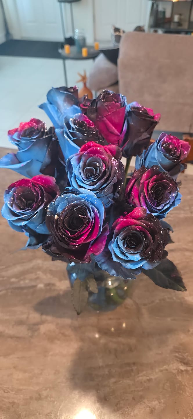 Customer photo review of Starry Galaxy Roses