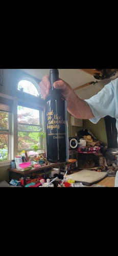 Customer photo review of Custom Gift Note