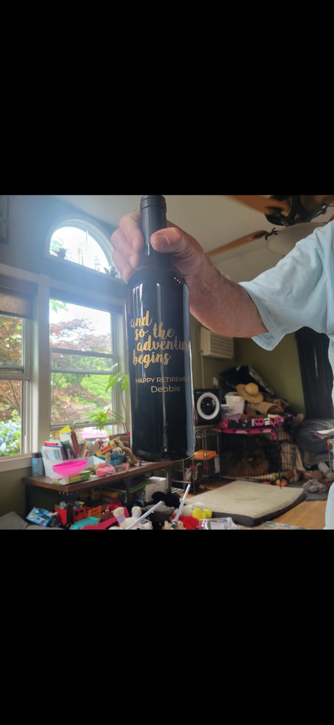 Customer photo review of Custom Gift Note