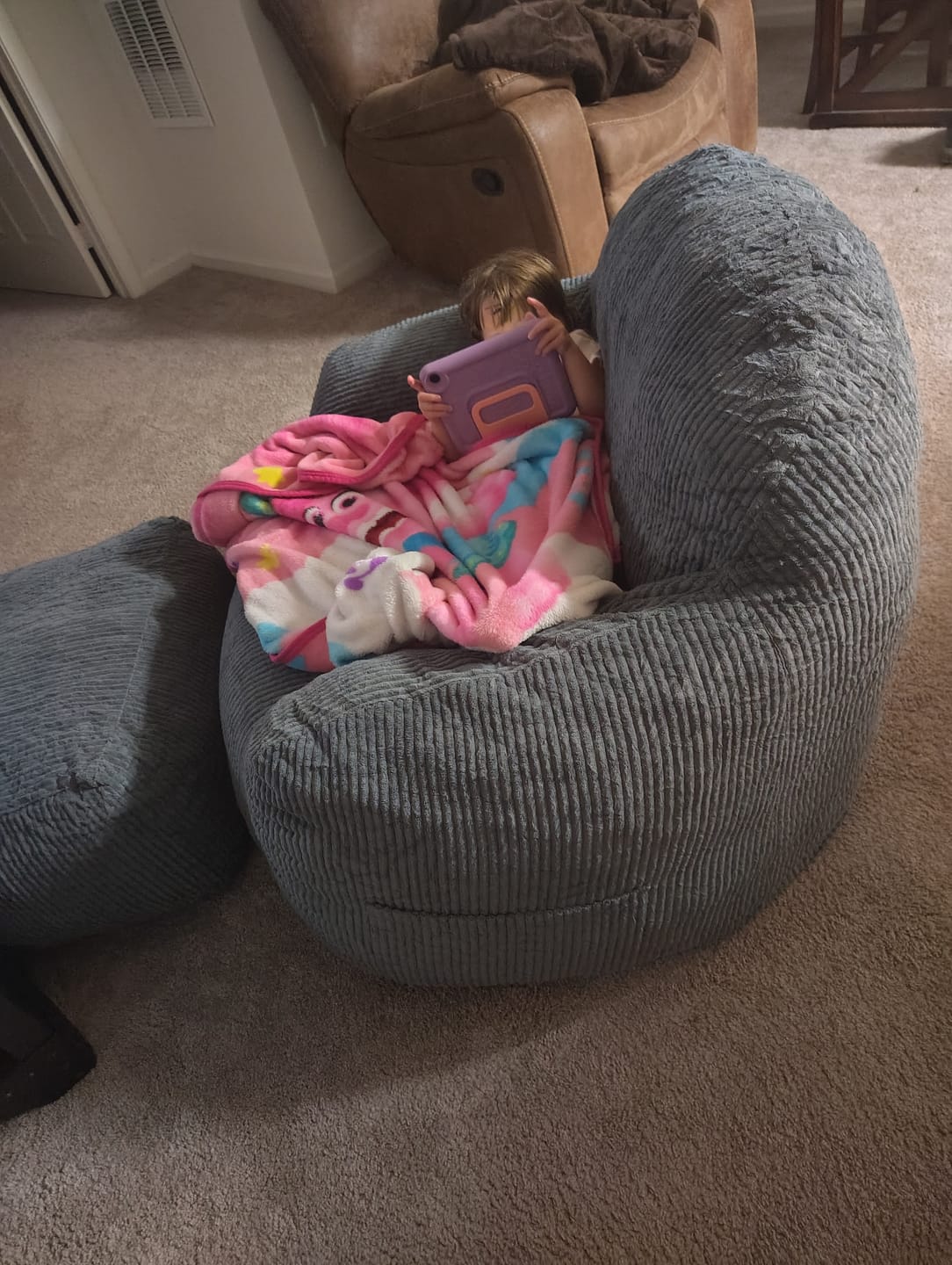 Customer photo review of Luxury Foam Relax Chair
